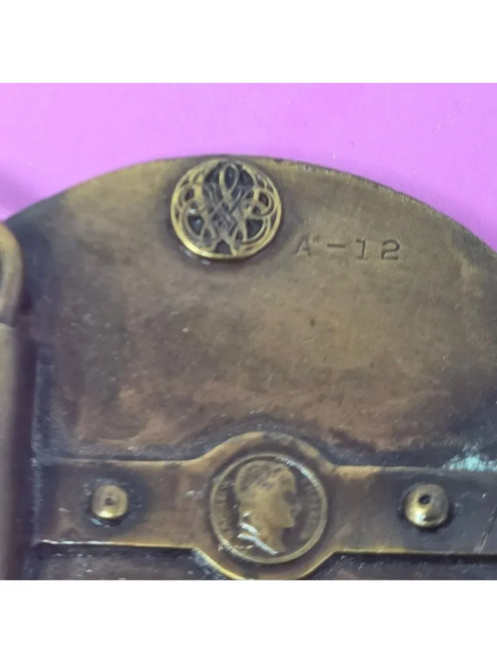Vintage Steampunk Brass Gear‎ Design Belt Buckle With Antique Finish
